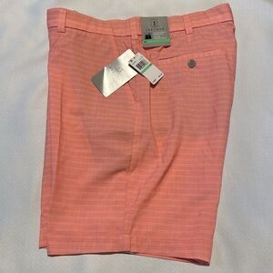 Golf Shorts Mens 34 PGA Tour Wicking Pink